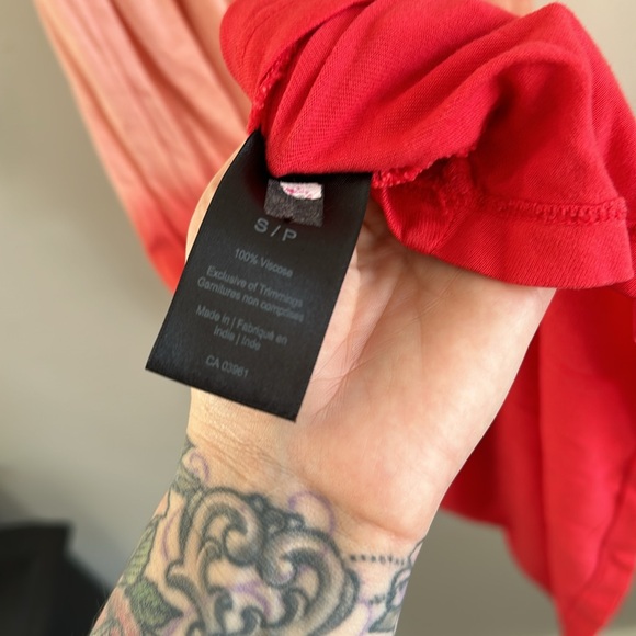 Ripzone Pink Ombre Summer Dress Size Small - Picture 5 of 5